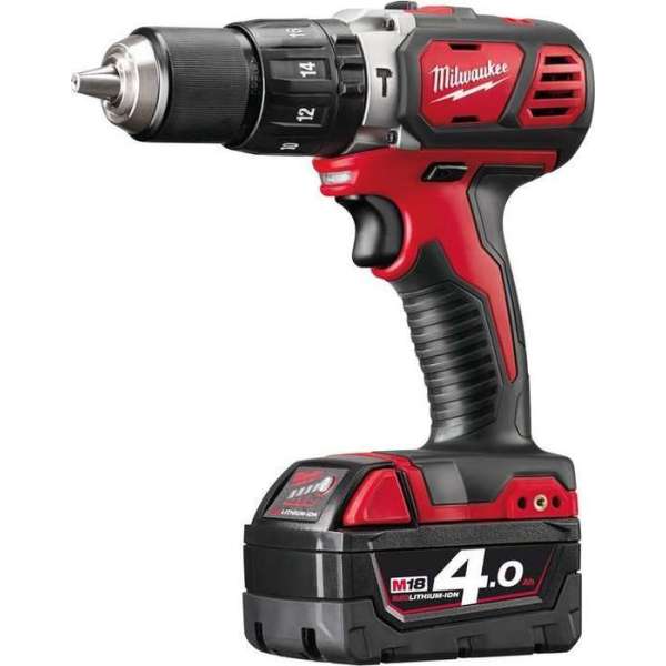 Milwaukee M18 BPD-421C 18V Li-Ion accu klopboor-/schroefmachine set (1x 4.0Ah & 1x 2.0Ah accu) in koffer