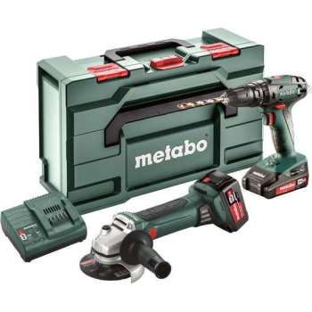 Metabo Accu combo set 18 Volt Combo Set 18V: SB1 8 + W 18 LTX 125 Quick