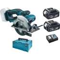 Makita DSS501RMJ Blau/Schwarz Akku-Handkreissäge 18 V