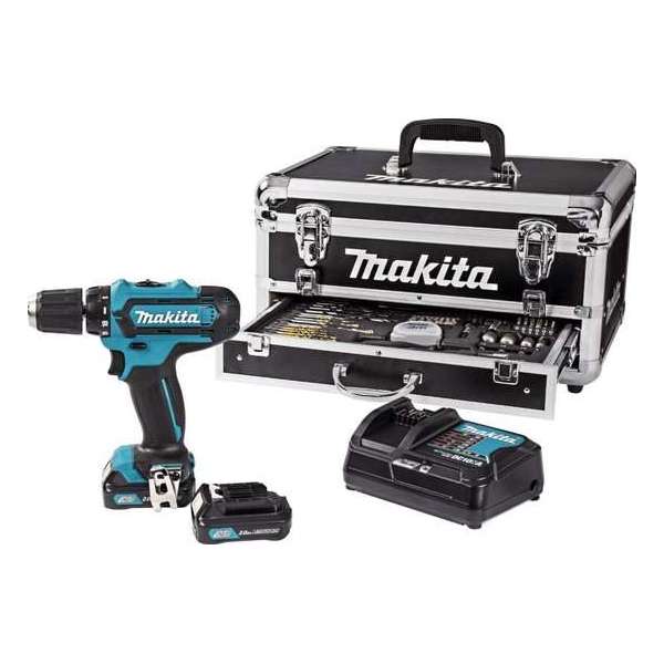 Makita accu schroefboormachine DF331DSAX2 10.8V + acc.set