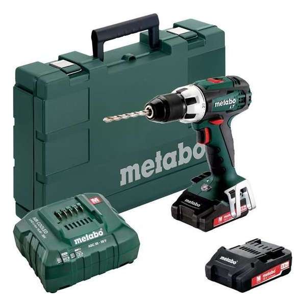 Metabo BS 18 LT 18V 2x 3,0 Ah + lader + koffer