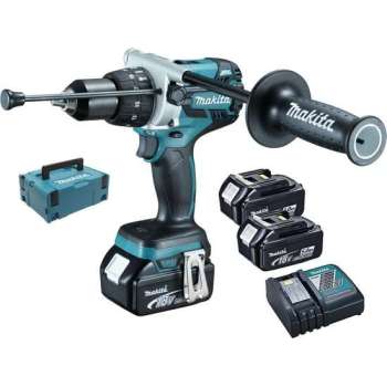 Makita - DHP481RT3J - 18V - accu - klopboor- en schroefmachine - set - 3x 5.0Ah- in Mbox