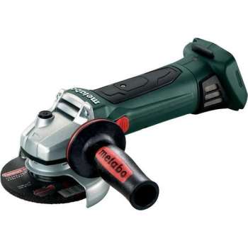 Metabo W 18 LTX 125 QUICK 18V Li-Ion Accu haakse slijper body in Metaloc - 125mm