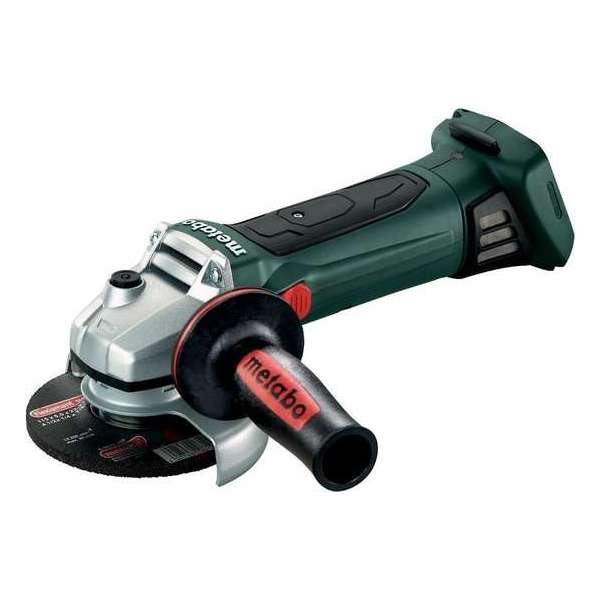 Metabo W 18 LTX 125 QUICK 18V Li-Ion Accu haakse slijper body in Metaloc - 125mm