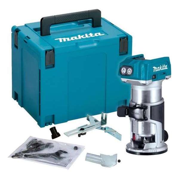 Makita DRT50ZJ 18V Li-Ion accu bovenfrees / kantenfrees / trimmer body in Mbox