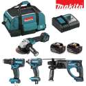 MAKITA 18V 5.0Ah ACCUSET COMBIPACK COMBISET FST802