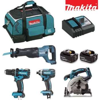 MAKITA 18V 5.0Ah ACCUSET COMBIPACK COMBISET FST804