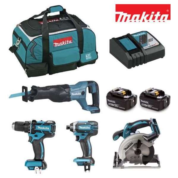 MAKITA 18V 5.0Ah ACCUSET COMBIPACK COMBISET FST804