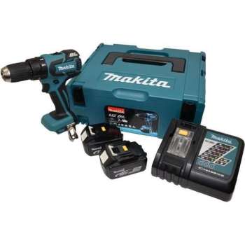 Makita DHP459RTJ Accu Klopboor-/Schroefmachine 18V 5.0Ah Li-ion in Mbox