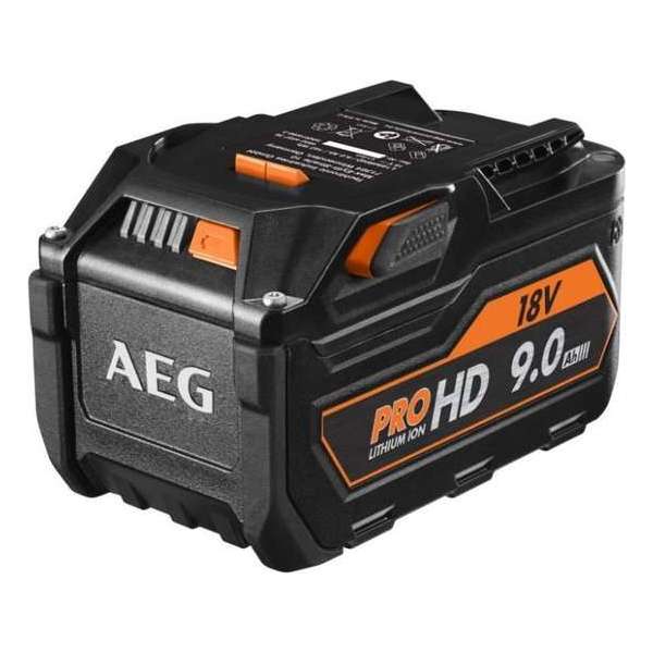 AEG L1890RHD Accu – 18V/9,0Ah – Geschikt voor álle 18V AEG machines