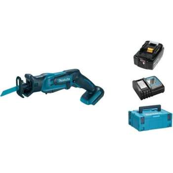 Makita DJR183RM1J 18V Li-Ion accu reciprozaag set (1x 4.0Ah accu) in Mbox - snelwissel