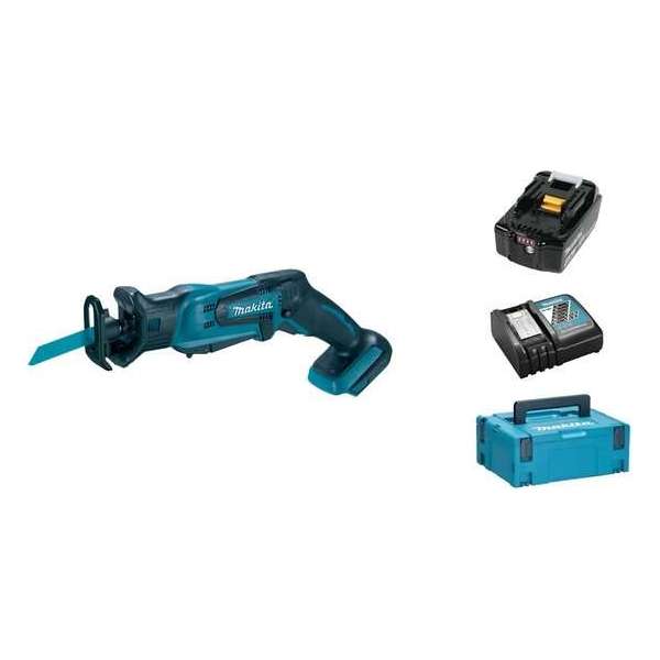 Makita DJR183RM1J 18V Li-Ion accu reciprozaag set (1x 4.0Ah accu) in Mbox - snelwissel