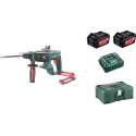 Metabo KHA 18 LTX 18V Li-Ion Accu SDS-plus combihamer set (2x 4.0Ah accu) in koffer - 2,2J