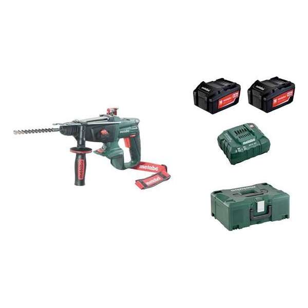 Metabo KHA 18 LTX 18V Li-Ion Accu SDS-plus combihamer set (2x 4.0Ah accu) in koffer - 2,2J