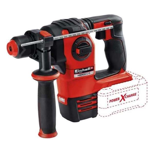 Einhel Herocco Accu Boorhamer 18V Solo - Power X-Change- Losse Body (geleverd zonder accu en lader)