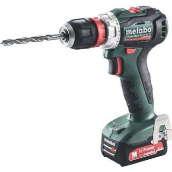 Metabo PowerMaxx BS 12 BL Q 12V Li-Ion accu boor-/schroefmachine set (2x 2,0Ah accu) in koffer - koolborstelloos