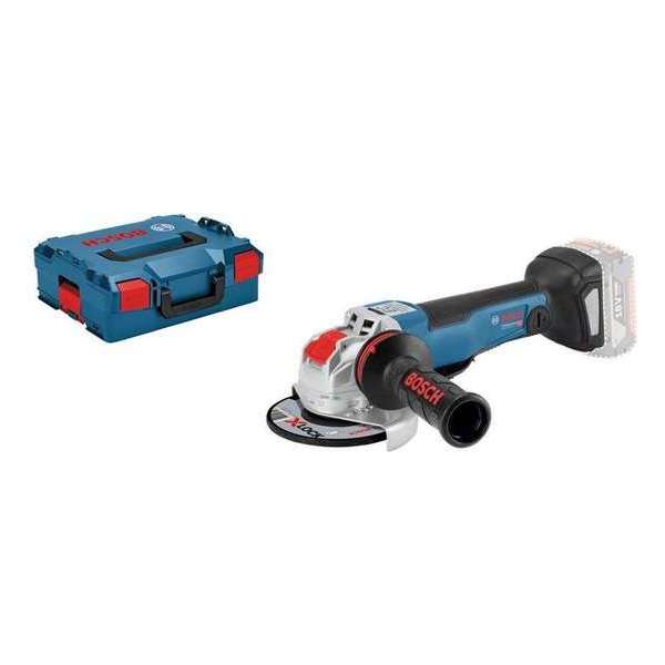 Bosch GWX 18 V-10 PC 18V Li-Ion accu X-LOCK Haakse slijper body in L-Boxx - 125mm - koolborstelloos - Simply Connected