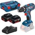 Bosch Professional GSR 18V-28 06019H410A - Accuboormachine - 18 V - 4.0 AH - Li-ion - Inclusief koffer, 2 accu's