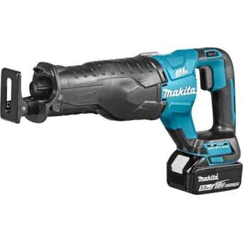 Makita DJR187RT 18V Li-Ion accu reciprozaag set (1x 5.0Ah accu) - snelwissel - variabel - koolborstelloos