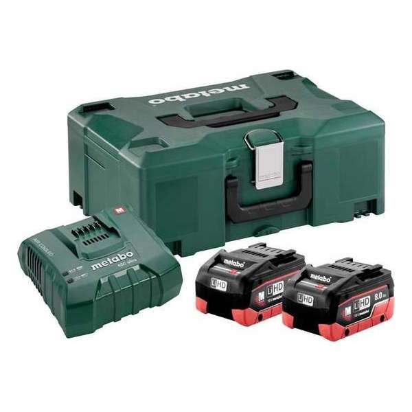 Metabo Accuset 18Vhd 2X8A+Ascultra Mloc