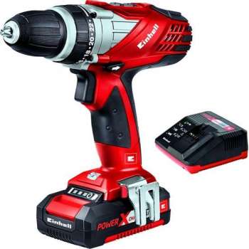 EINHELL Accu Boor-Schroefmachine TE-CD 18 Li Kit - Power-X-Change - 18 V - 48 Nm - Inclusief 1x 1.5 Ah accu - 1x lader - koffer