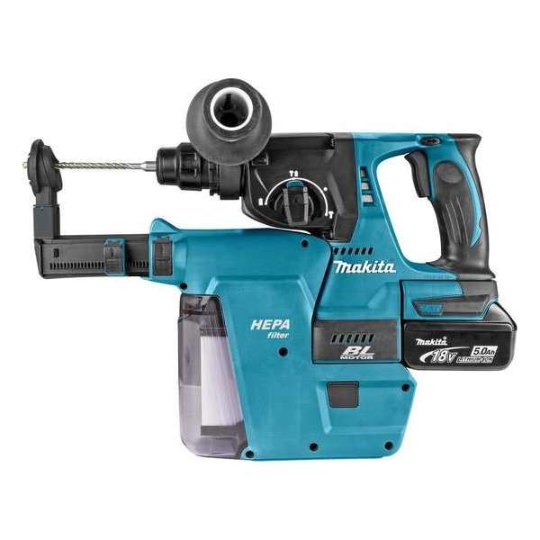 Makita combihamer - 18V - 2accu's 5,0Ah - DHR242RTJV