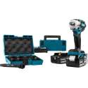 Makita DTW285RTJX 18V Li-Ion accu Slagmoersleutel set (2x 5,0Ah accu) in Mbox - 280Nm - 1/2'' - koolborstelloos