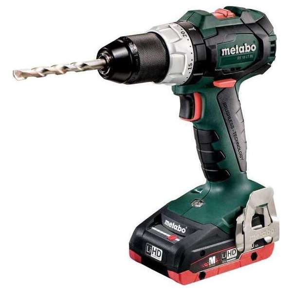 Metabo BS 18 LT BL 18V LiHD accu boor-/schroefmachine set (2x 3,5Ah accu) in koffer - koolborstelloos.