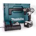 MAKITA DHP482RFWJ1 18V li-Ion (klop)boor-/schroefmachine in Mbox - 1x  3Ah accu