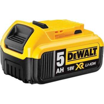 Originele DeWalt DCB184 / DCB184-XJ Li-ion 5.0Ah/18V XR Accu (ook bekend als DeWalt DCB205, DCB184XJ, 5035048466933)