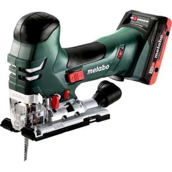 Metabo STA 18 LTX 140 18V LiHD Accu decoupeerzaag set (2x 4.0Ah accu) in Metaloc - T-greep - variabel