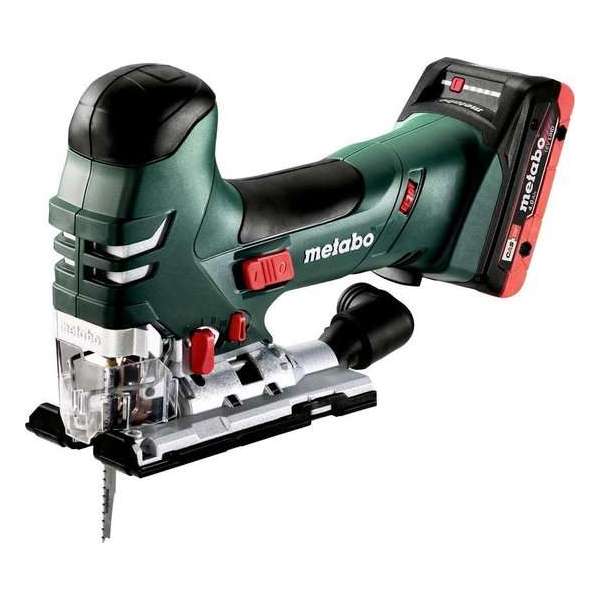 Metabo STA 18 LTX 140 18V LiHD Accu decoupeerzaag set (2x 4.0Ah accu) in Metaloc - T-greep - variabel