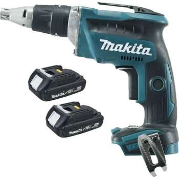 Makita DFS452RAJ 18V Li-Ion accu schroevendraaier set in Mbox (2x 2,0Ah accu)