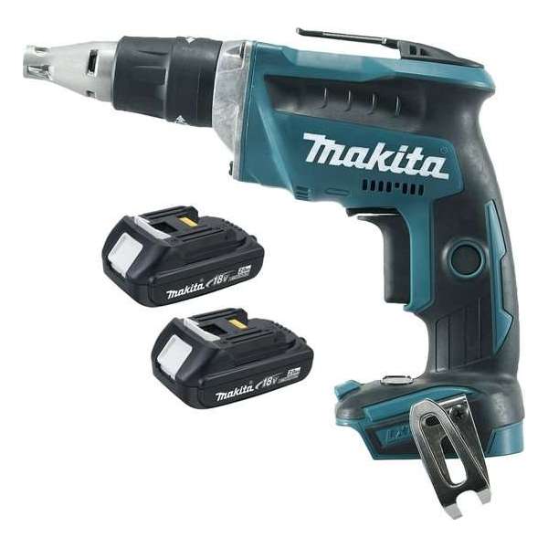 Makita DFS452RAJ 18V Li-Ion accu schroevendraaier set in Mbox (2x 2,0Ah accu)