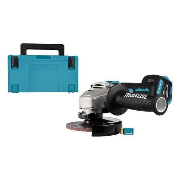 Makita DGA512ZJU 18 V Haakse slijper 125 mm