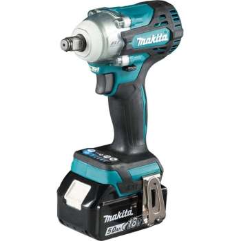 Makita - DTW300T1J - 18V - accu - 1/2" - slagmoersleutel - 1x 5.0Ah - in Mbox - zonder oplader