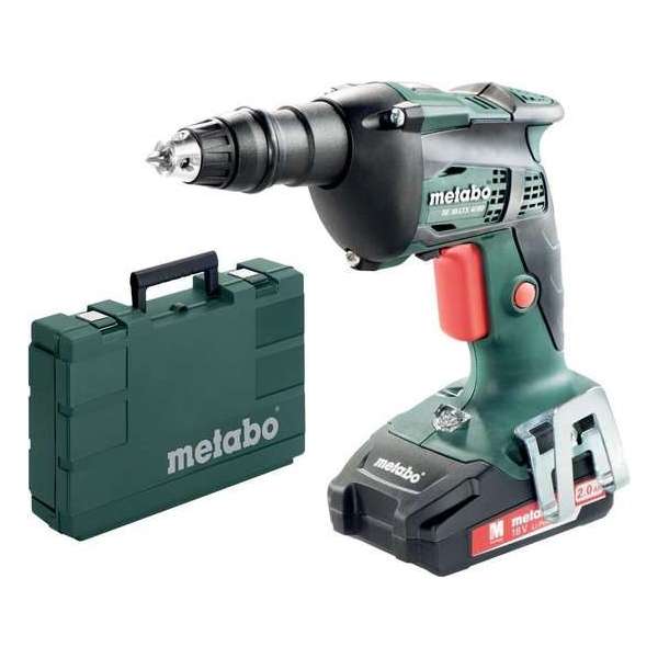 Metabo SE 18 LTX 4000 Accu Schroefmachine 18V 2.0Ah Li-Ion in Koffer