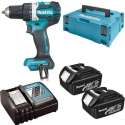 Makita DDF484RFJ 18V Li-Ion Accu schroef-/boormachine set in mbox (2x 3,0Ah accu) - 54Nm