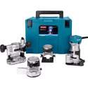 Makita RT0700CX3J bovenfrees / kantenfrees / trimmer in Mbox - 710W