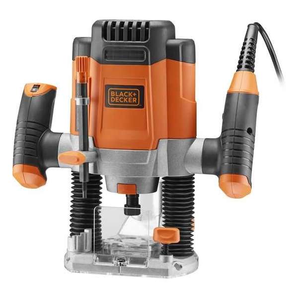 BLACK+DECKER KW1200EKA-QS Bovenfrees - 1200W - incl. accessoires en koffer