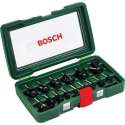 Bosch Houtfrezen - � 8 mm schacht - 15-delig - geschikt voor alle merken