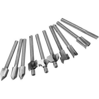 Set mini freesjes 3.175 mm (10 stuks)