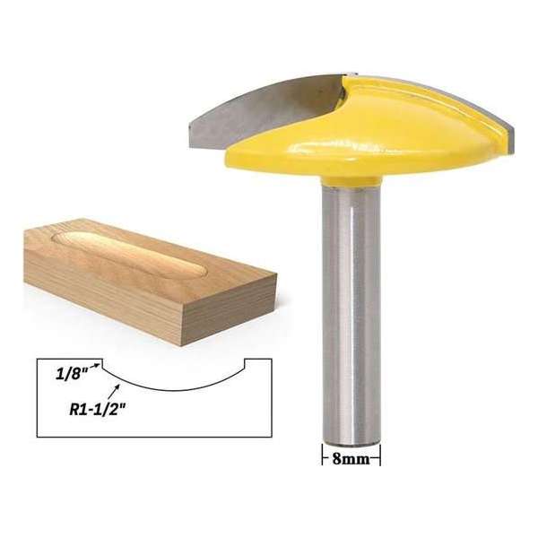 DW4Trading® Houtfrees bossingfrees komfrees Ø 44,2mm schacht 8 mm