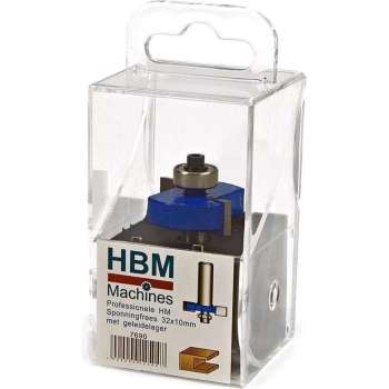 HBM Professionele HM Sponningfrees 32 x 10 mm. Met Geleidelager