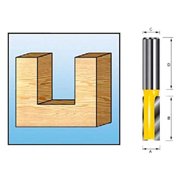 Makita D-10045 Groeffrees - 5mm - 8mm