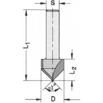 JSO-TRASCO V-groefzaagje 14 mm