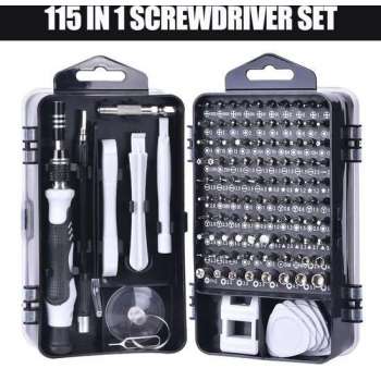 Professionele 115 delige precisie schroevendraaierset - Telefoon reparatie set - Premium kwaliteit