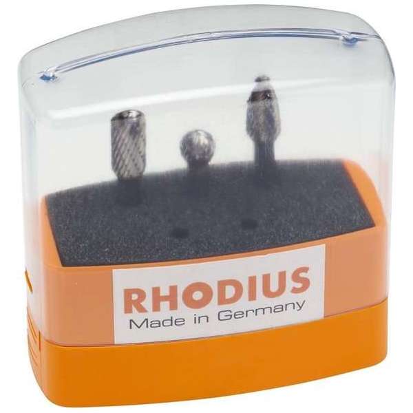 Rhodius HF SET 3 3-delige HM-Frezenset - 80x60x50mm