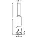 Trasco Keermesgroeffrees C15 18mm x 92 x schacht 8mm (Prijs per stuk)