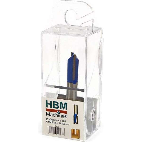 HBM Professionele HM Groeffrees 10 x 20 mm. Recht Model